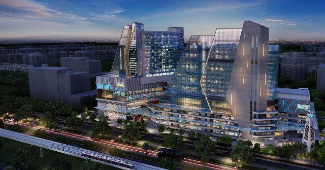 Galaxy Blue Sapphire Plaza