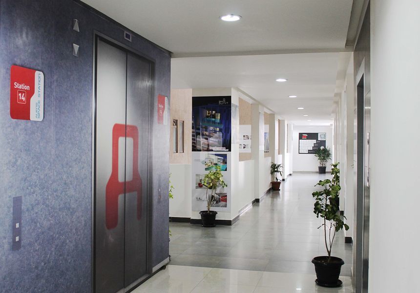 aliens space station township