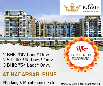 Avail 2, 2.5 & 3 bhk at Rs. 42 lakhs onwards at ARV Royale in Pune