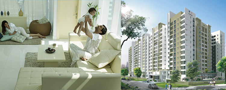 Homes bounded by lush greenery and open spaces in Salarpuria Sattva Melody