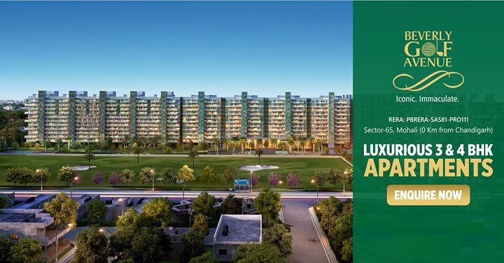 Avail luxurious 3 & 4 bhk apartments at MB Beverly Golf Avenue in Mohali