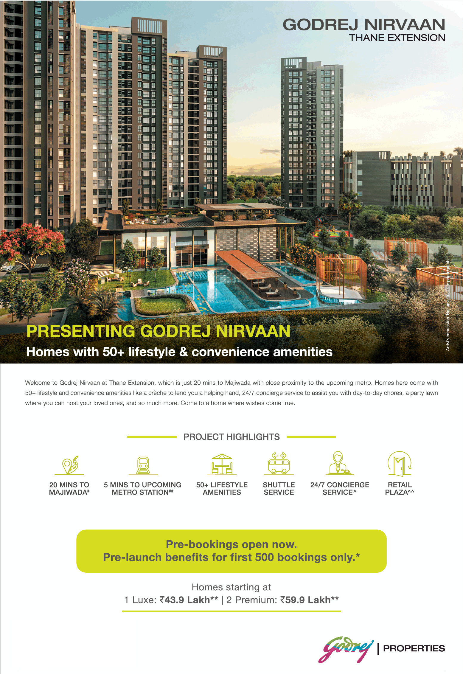 Presenting a lifestyle and convenience amenities at Godrej Nirvaan in Mumbai Update