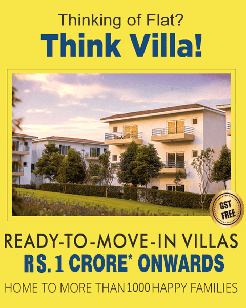 Book 3/4 BHK ready to move-in luxury independent villa Rs 1 Cr onwards at Paramount Golf Foreste in Noida