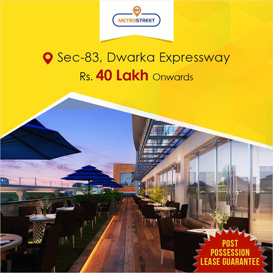 Price starting Rs 40 Lacs onw at SVH 83 Metro Street, Gurgaon