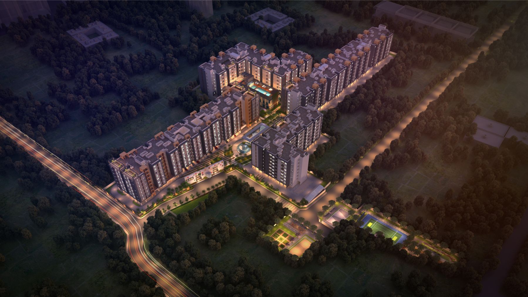 Master layout of Casagrand Royale in Sholinganallur, Chennai