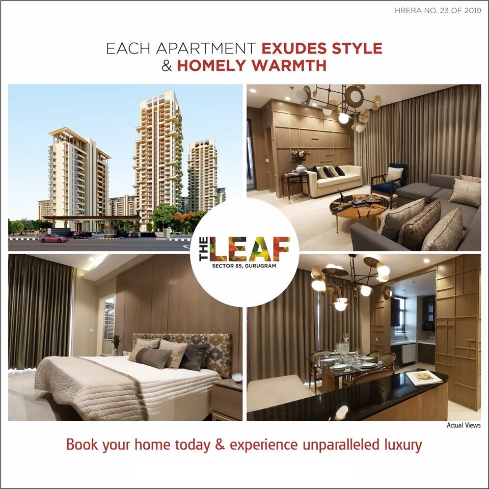 Book your home today & experience unparalleled luxury at SS The Leaf, Gurgaon