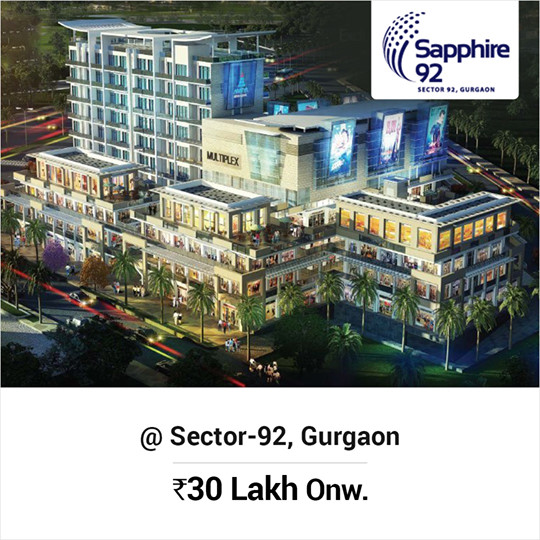 Price starting from Rs 30 Lac at Ameya Sapphire 92, Gurgaon Update