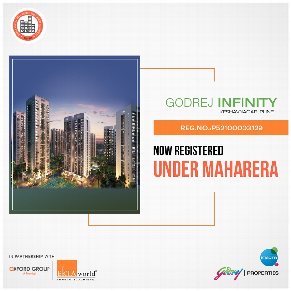 Godrej Infinity is now registered under MahaRERA Update