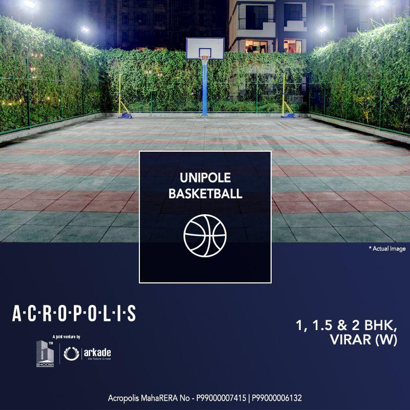 Enjoy the Unipole Basketball and Skating Rink at Arkade Acropolis in Mumbai