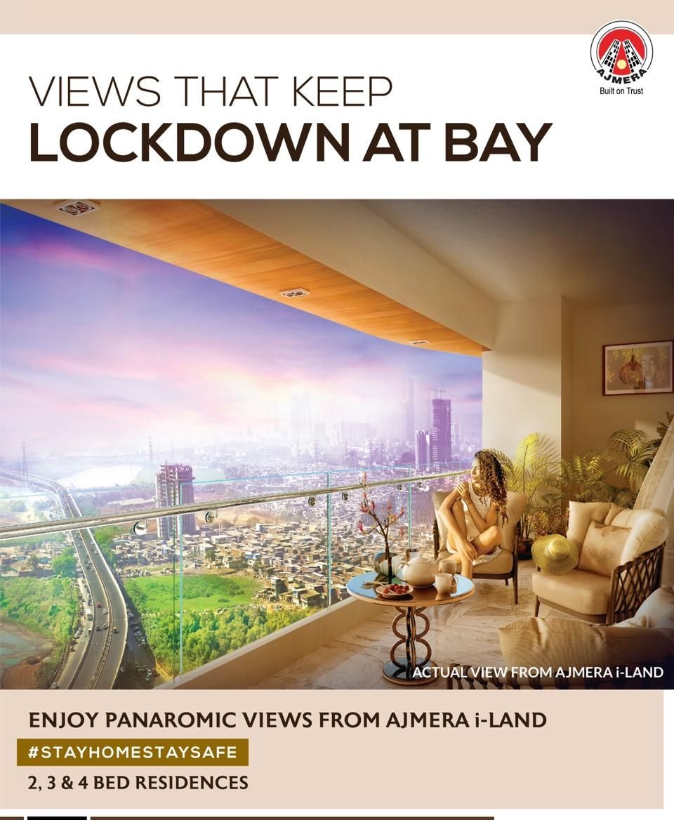 Enjoy the panaromic views from Ajmera i-Land, Mumbai Update