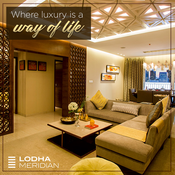 From lavish sundecks to Marbital flooring each residence at Lodha Meridian spells luxury