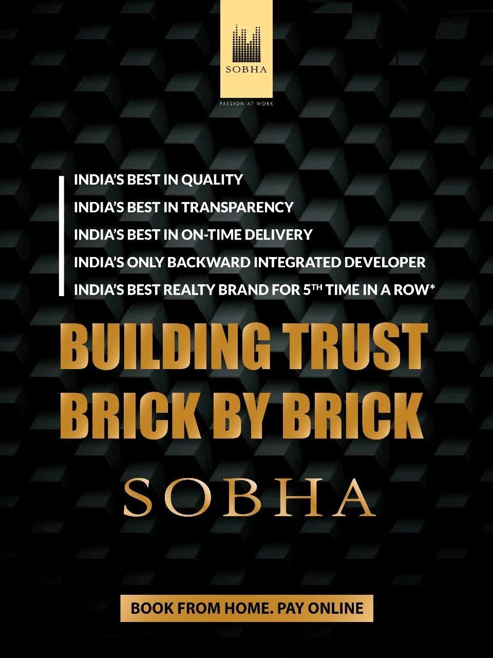 Building trust brick by brick with Sobha Developers Update