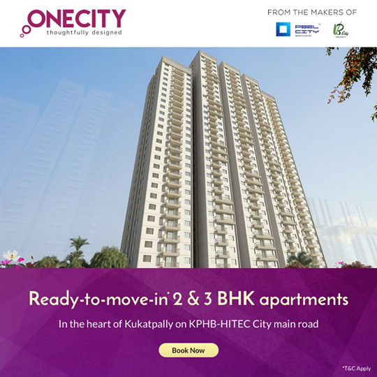 Ready to move-in 2 & 3 BHK apartments at Incor One City,  Hyderabad