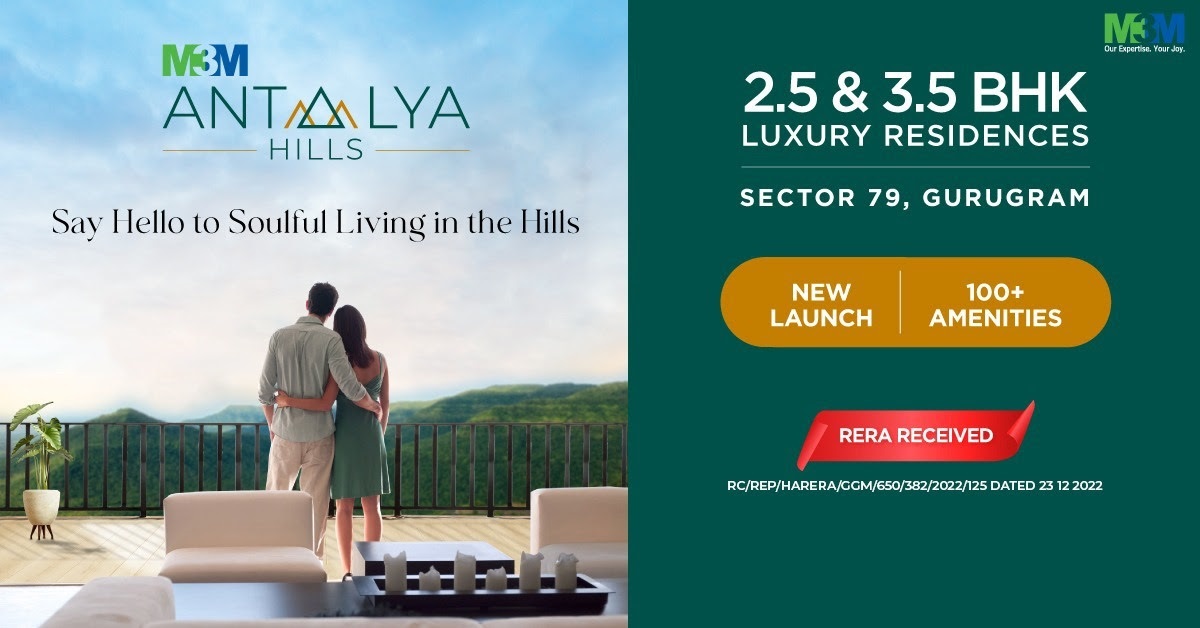 RERA Received at M3M Antalya Hills in Sector 79, Gurgaon