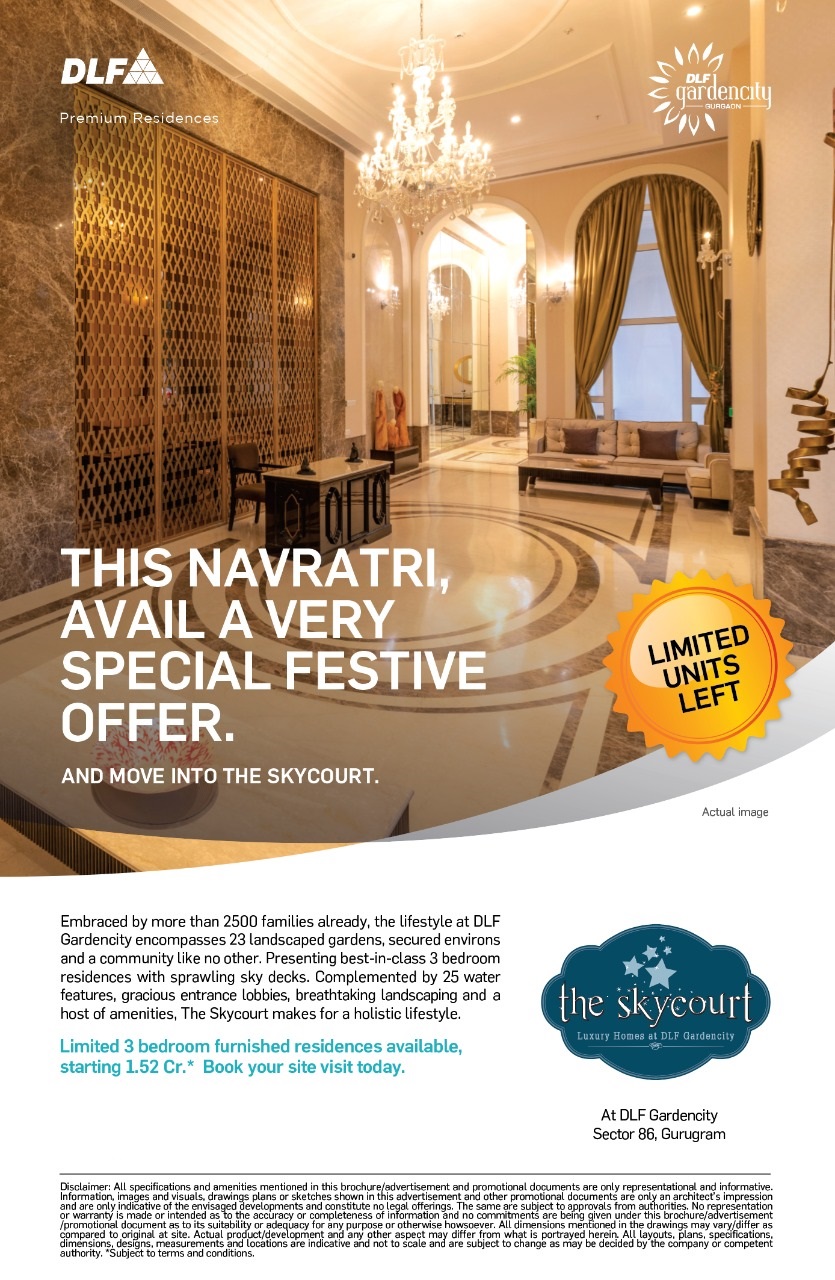 Avail a very special navtratri festive offer at DLF The Skycourt in Gurgaon
