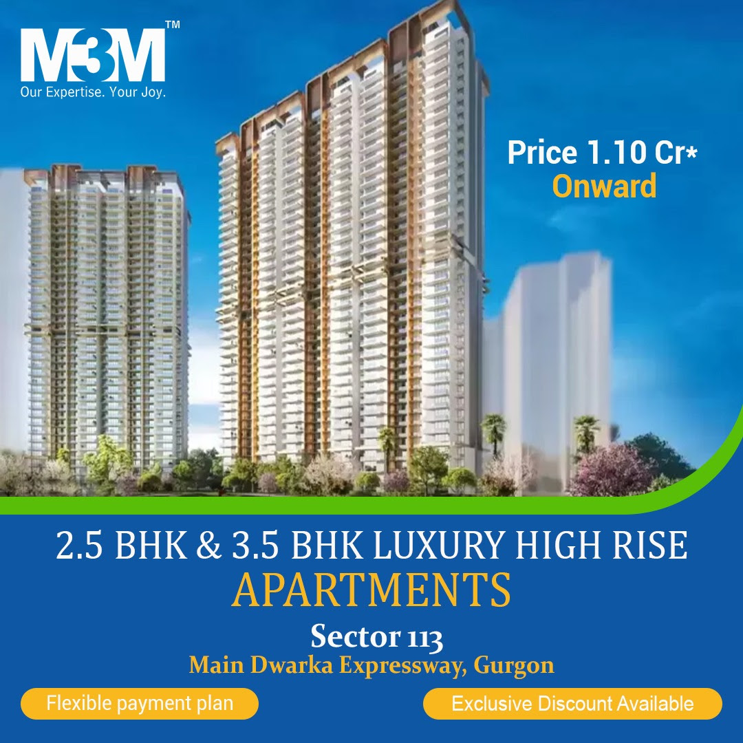 Flexible payment plans and exclusive discount available at M3M Capital in Sector 113, Gurgaon