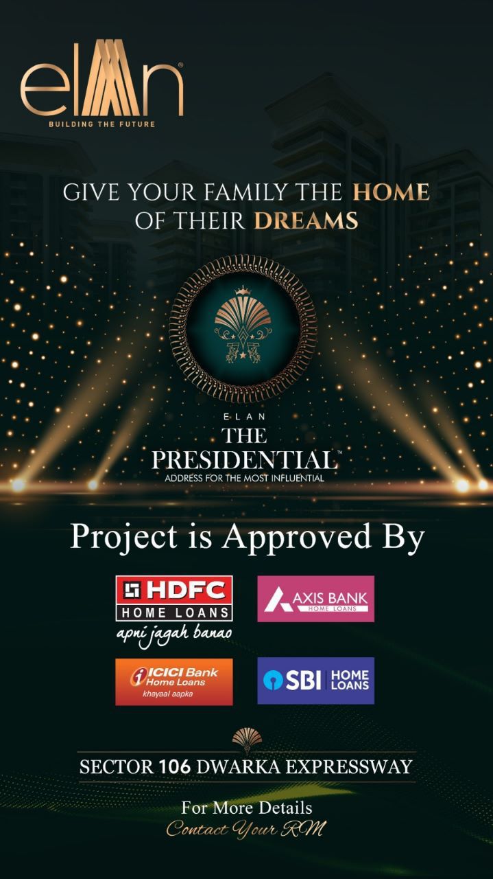 Give your family the home of their dreams at Elan The Presidential in Dwarka Expressway, Gurgaon