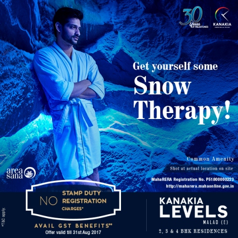 Enjoy the snow therapy at Kanakia Levels