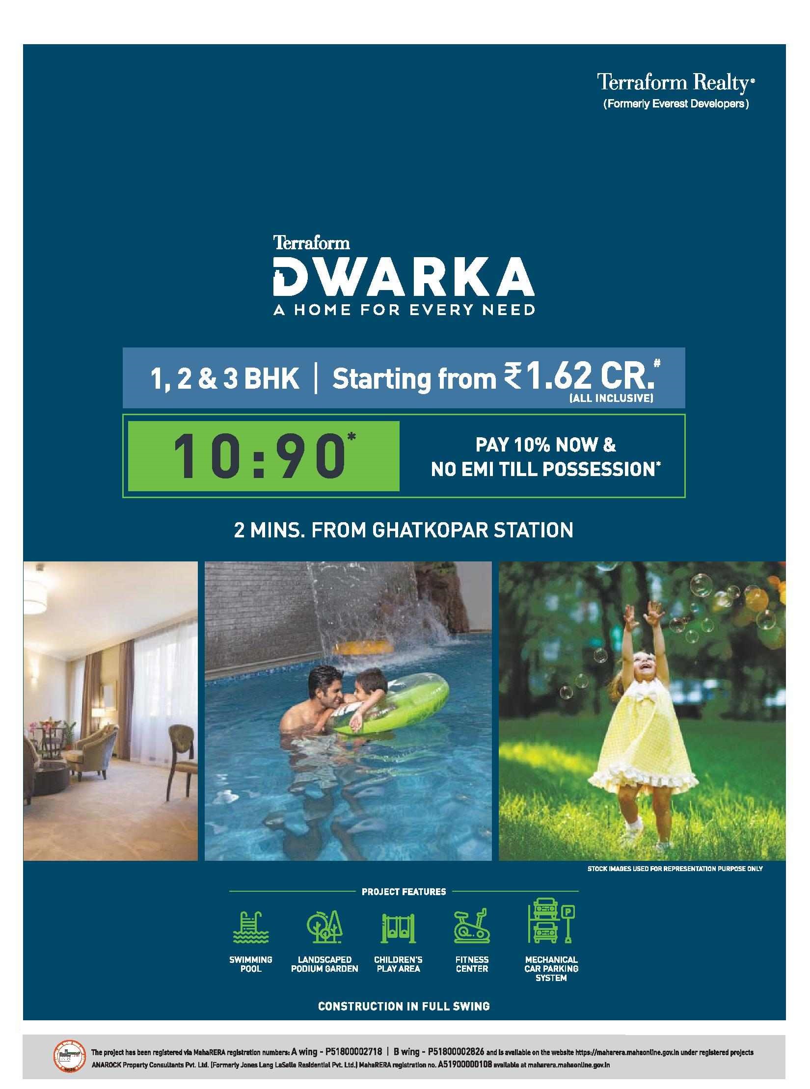 Construction in full swing at Terraform Dwarka in Mumbai Update