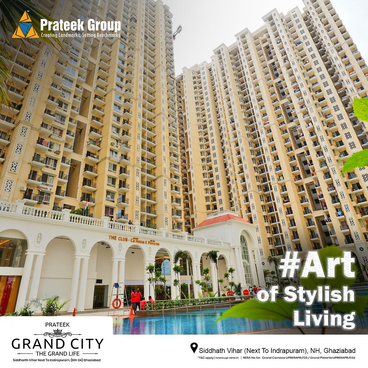 Prateek Grand City surrounded by green yet close to Delhi Update