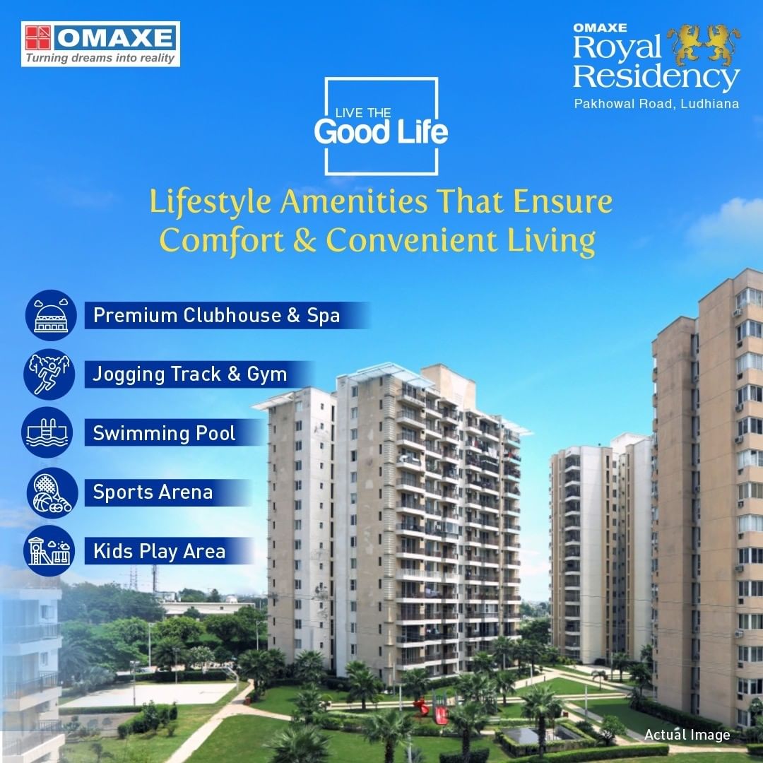 Lifestyle amenities that ensure comfort & convenient living at Omaxe Royal Residency, Faridabad