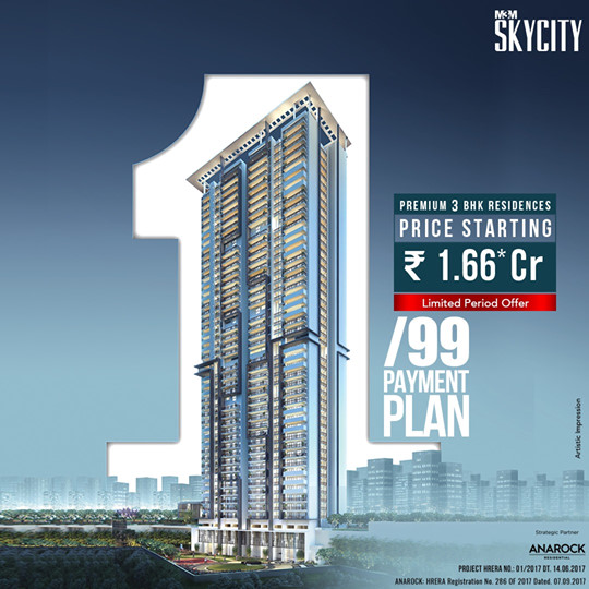 Get ready to experience true luxury at M3M Skycity in Sector 65, Gurugram