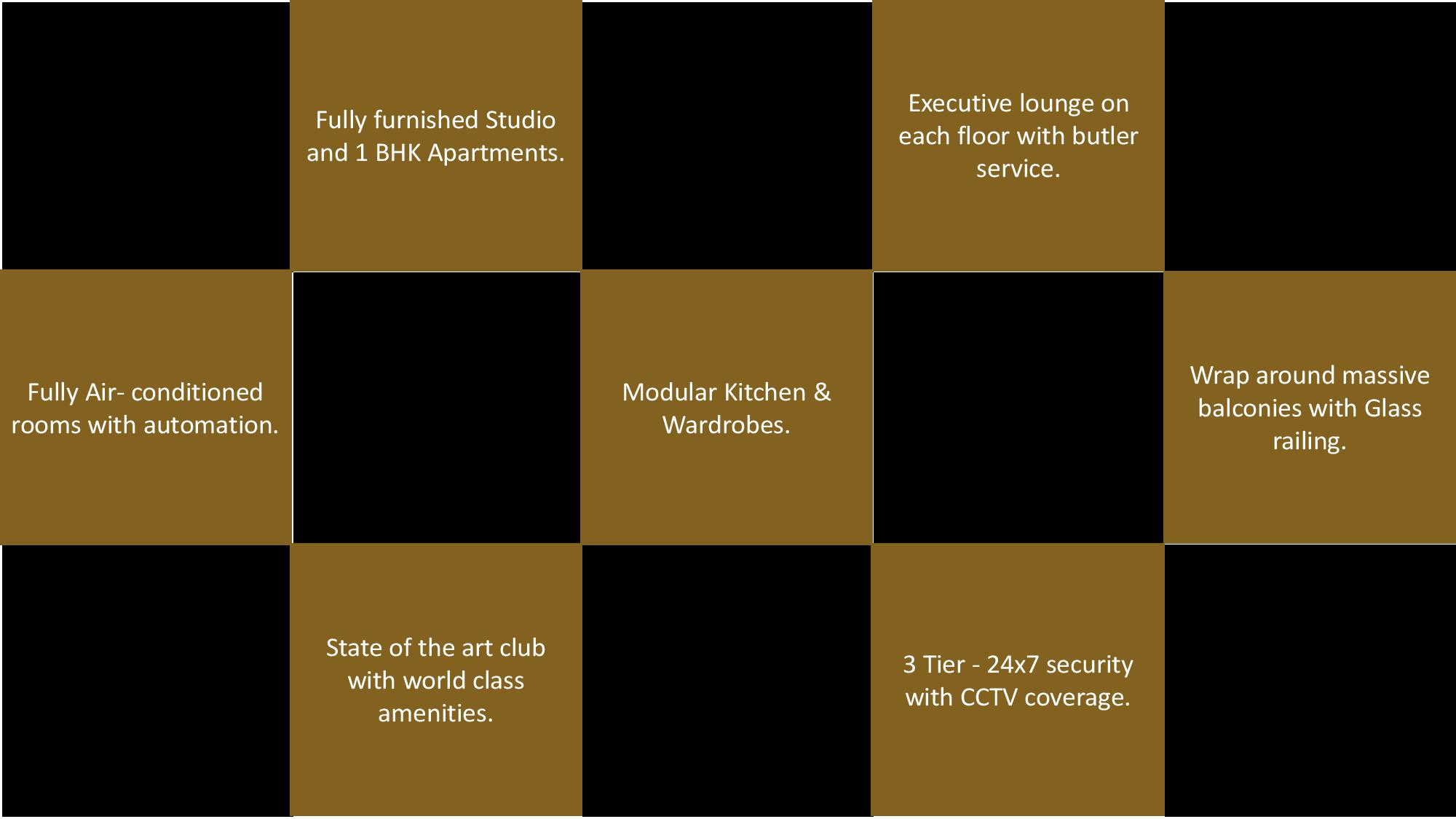 Fully furnished studio and 1 BHK apartments at Central Park Belvista, Gurgaon
