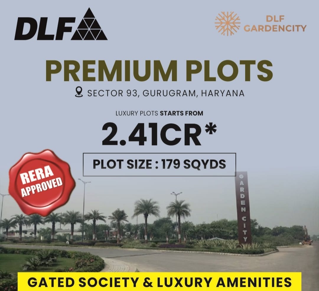 Gated society and luxury amenities at DLF Garden City in Sector 93, Gurgaon Update
