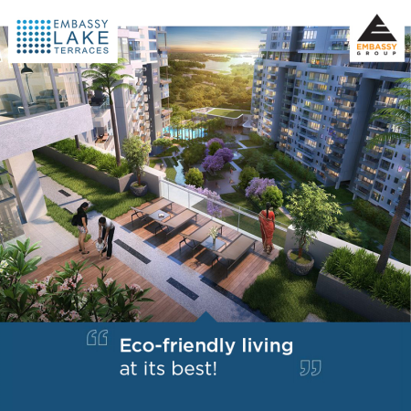 Eco friendly living at Embassy Lake Terrace
