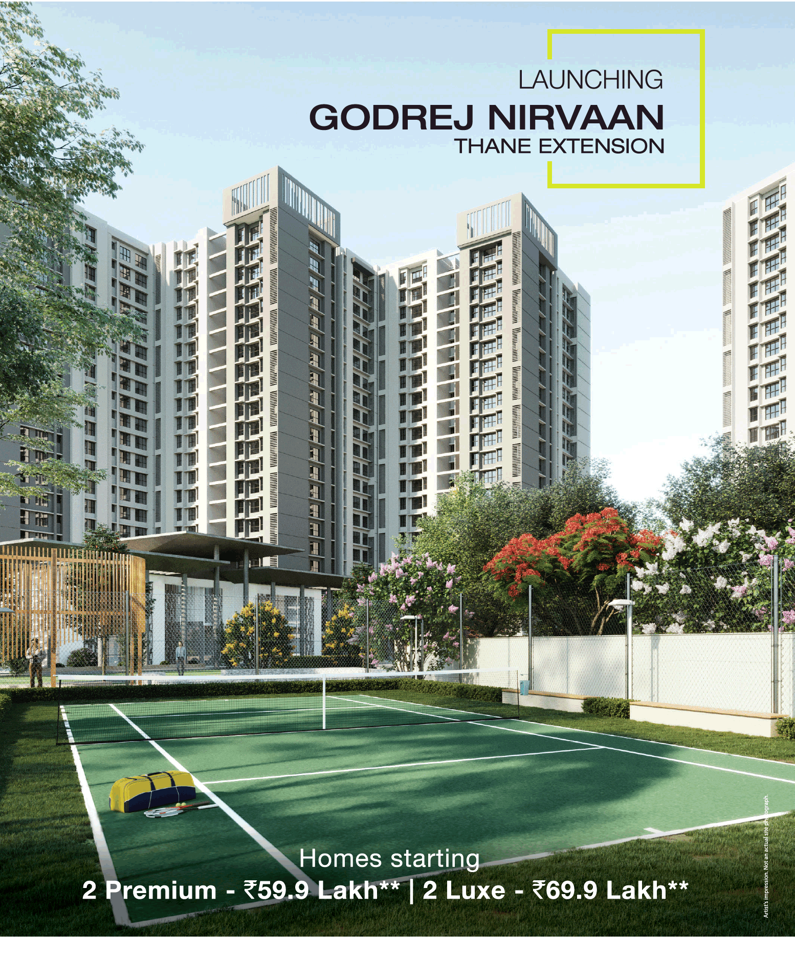 Book 2 BHK apartment at Rs 59 lakh at Godrej Nirvaan in Mumbai Update