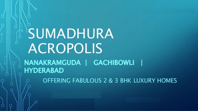 Homebuyers will love the open spaces and vast skies of Sumadhura Acropolis