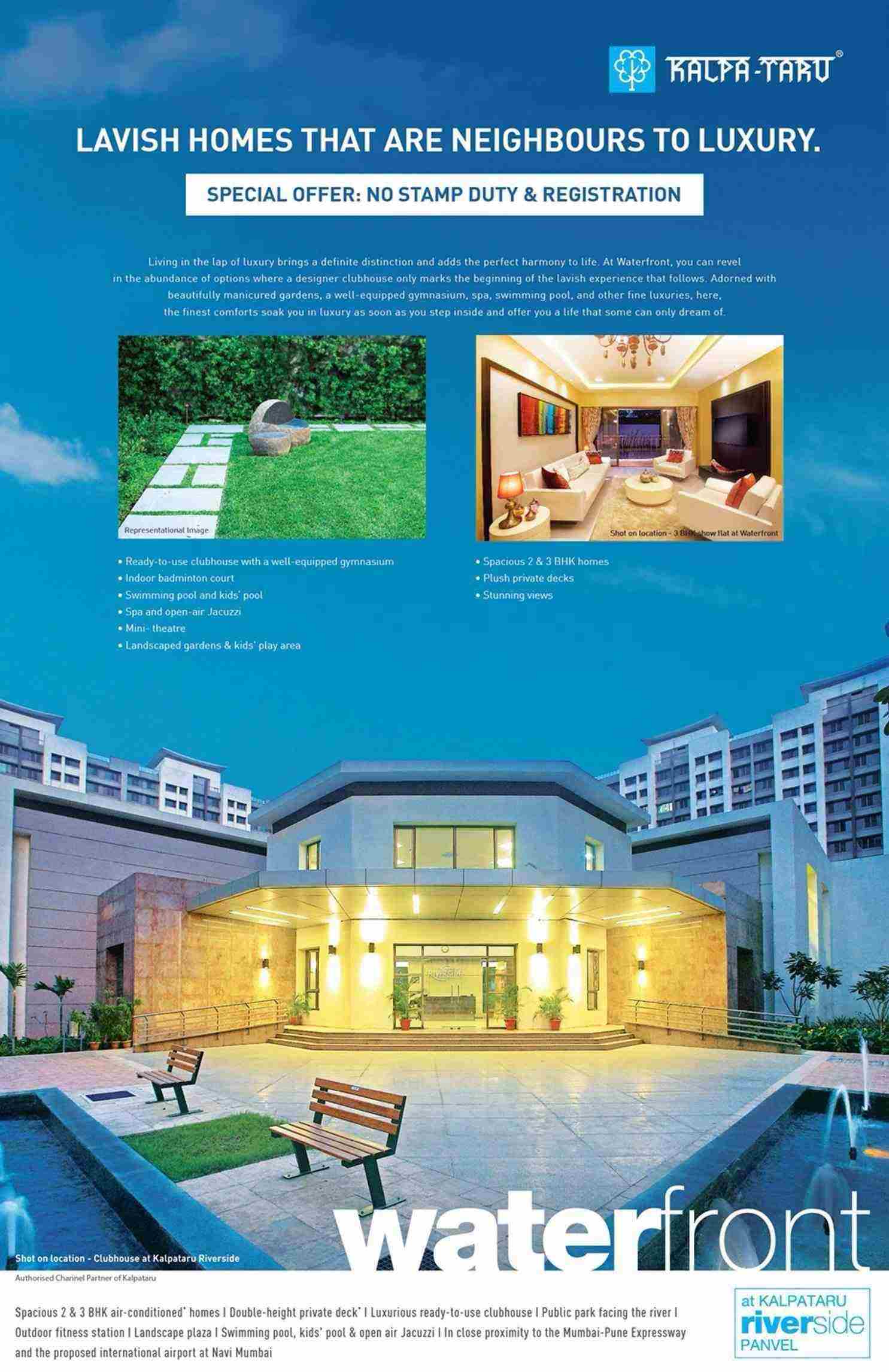 Live in lavish homes that are neighbours to luxury at Kalpataru Waterfront in Mumbai