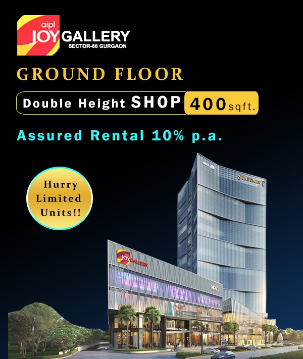 Hurry limited units left at AIPL Joy Gallery in Sector 66, Gurgaon