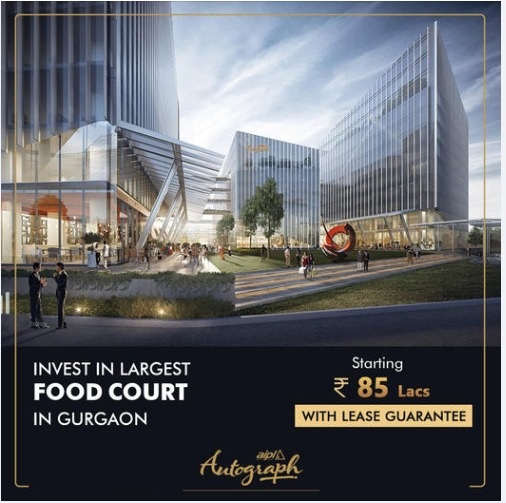 AIPL Autograph Best investment opportunity in Food Court in Gurgaon.