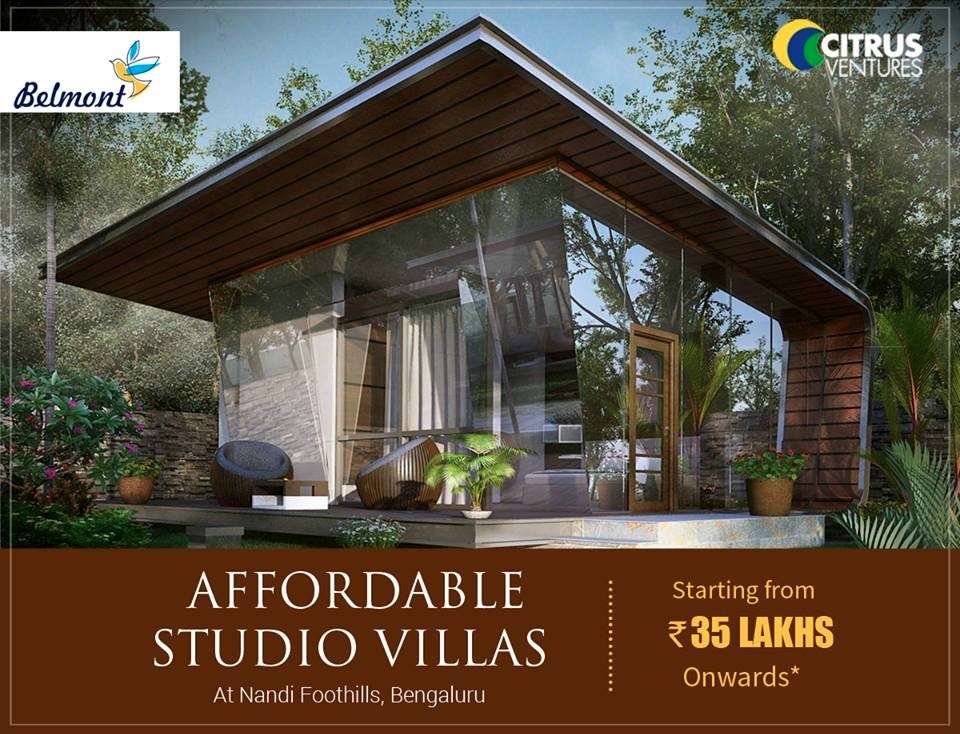 Buy affordable studio villas starting @ 35 lakhs onwards at Citrus Belmont Villas in Bangalore