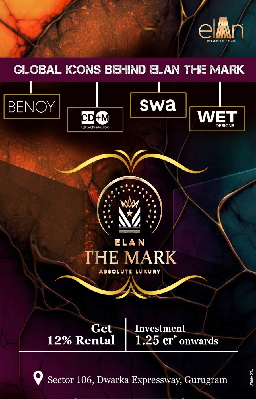 Global  Icons behind at Elan The Mark in Sector 106, Gurgaon