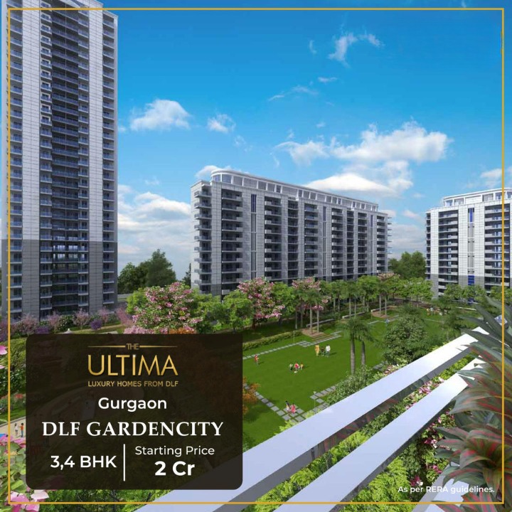 Book 3 & 4 BHK luxury apartments Rs 2 Cr onwards at DLF The Ultima in Sector 81, Gurgaon