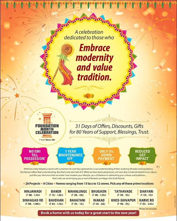 Book a home with Paranjape Schemes for a great start to the new year