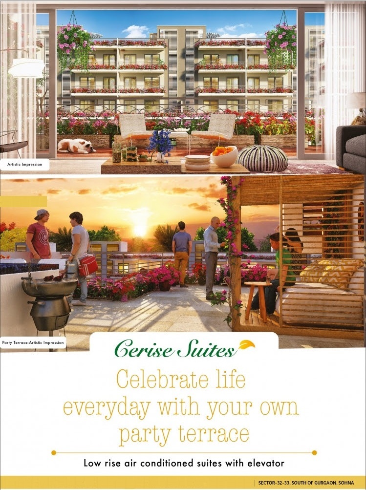 Celebrate life everyday with your own party terrace in Central Park 3 Cerise Suites