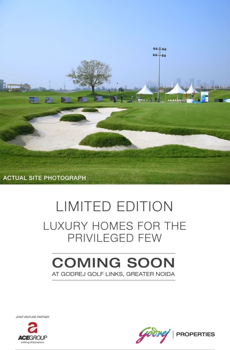 Luxury homes awaits for you at Godrej Golf Links in Greater Noida Update
