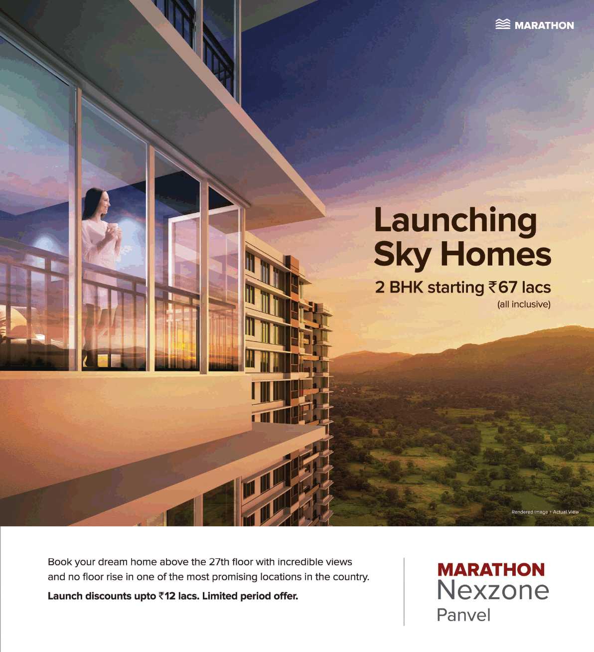 Marathon launching sky homes at Nexzone in Navi Mumbai
