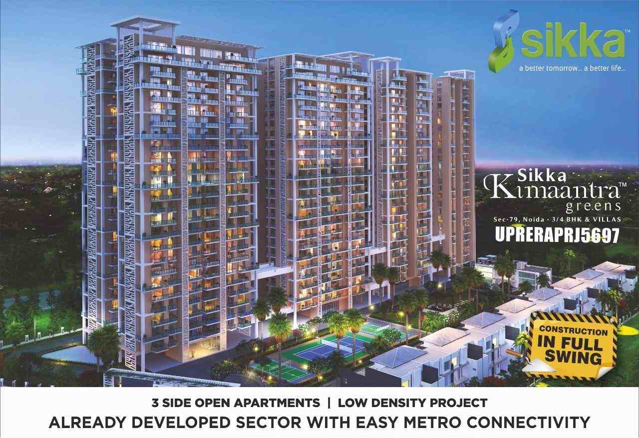Reside in already developed sector with easy metro connectivity at Sikka Kimaantra Greens in Noida