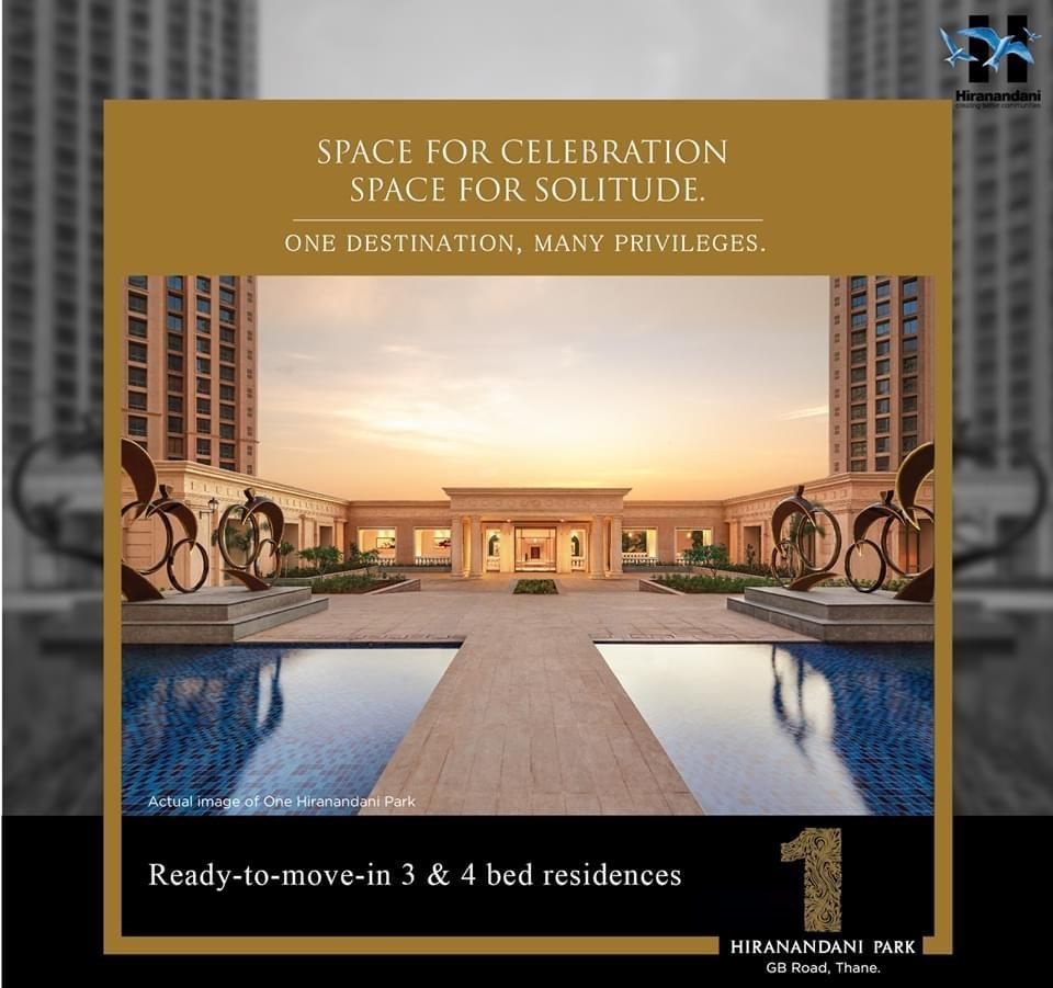 Space for celebration, space for solitude at One Hiranandani Park, Mumbai