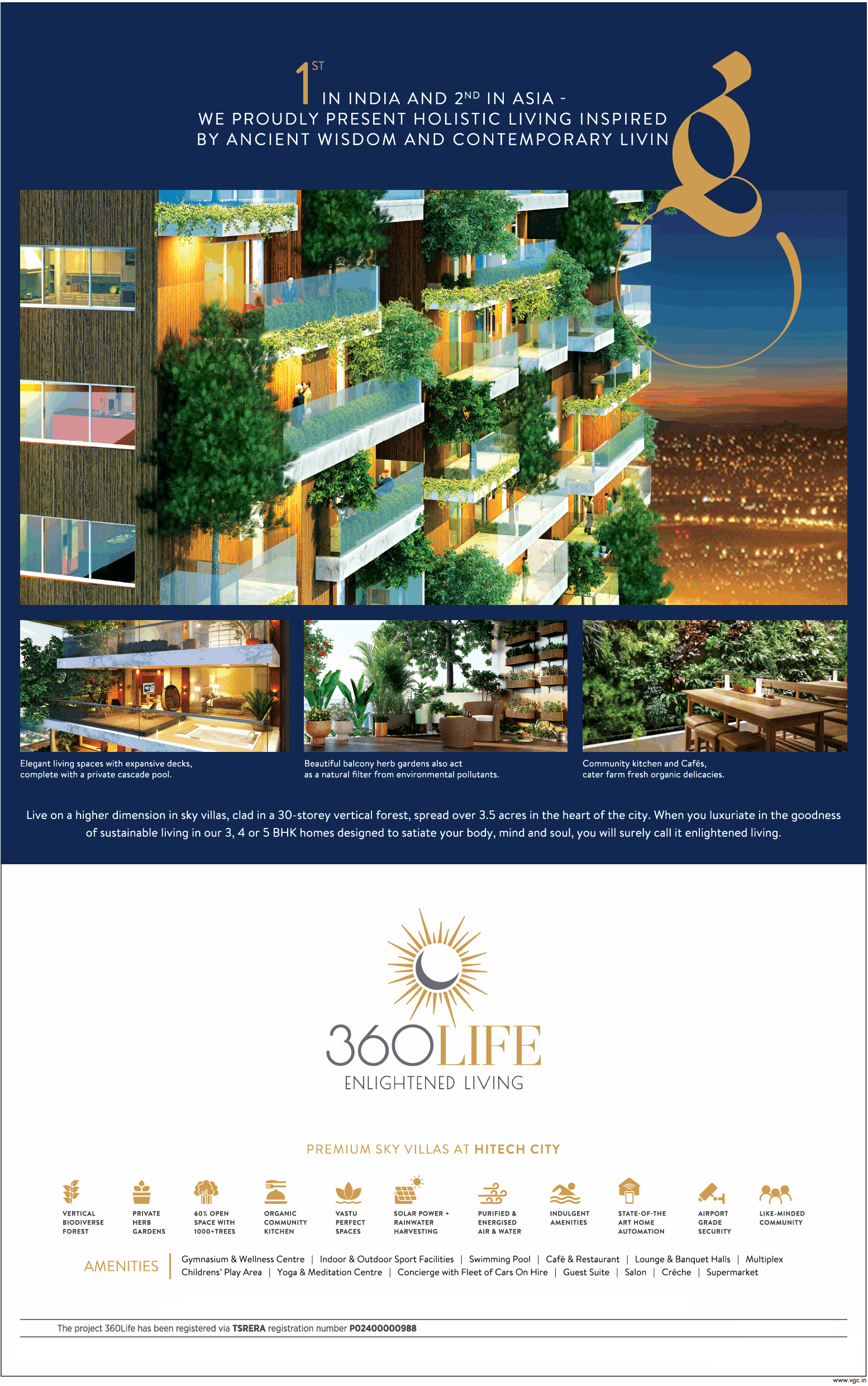 Presenting holistic living at 360 Life Enlightened Living, Hyderabad Update