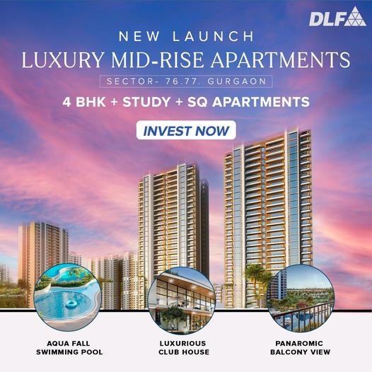 New launch luxury mid rise apartments at DLF Privana in Sector 76, Gurgaon Update