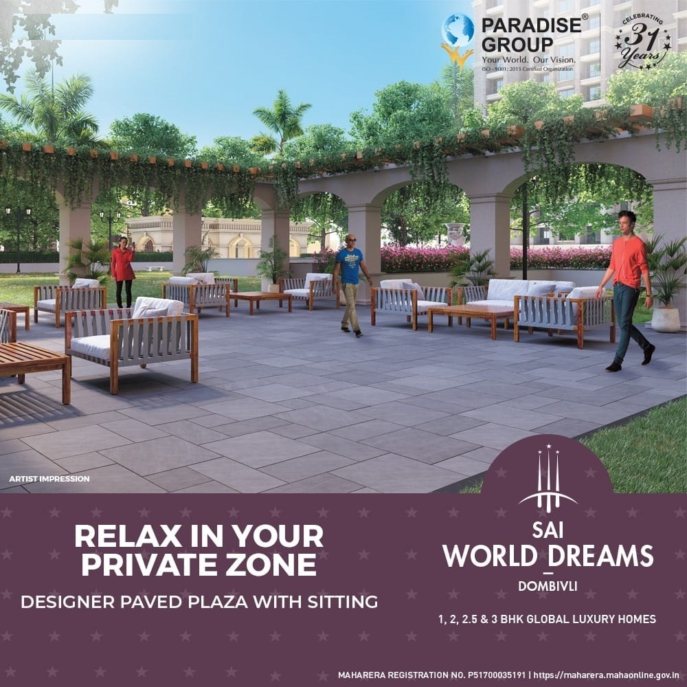 Relax in your private zone at Sai World Dream in Navi Mumbai Update