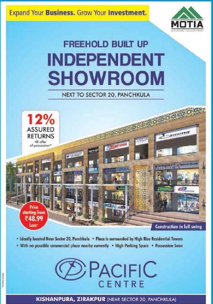 Expand your business and grow your investment at Motia Pacific Centre in Chandigarh