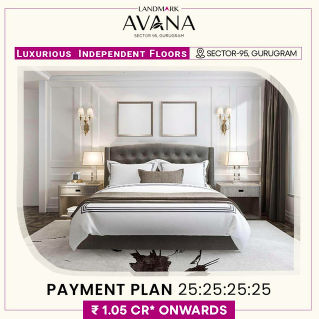 Luxurious independent floors Rs 1.05 Cr onwards at Landmark Avana, Gurgaon Update