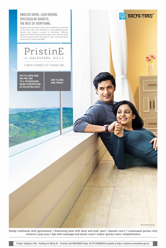 Pay 5% now and no pre-EMI till possession at Kalpataru Hills Pristine in Mumbai Update