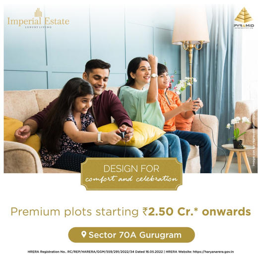 Witnesss future inspired by faccilities, experience luxury living at Pyramid Imperial Estate in Sector 70A, Gurgaon Update